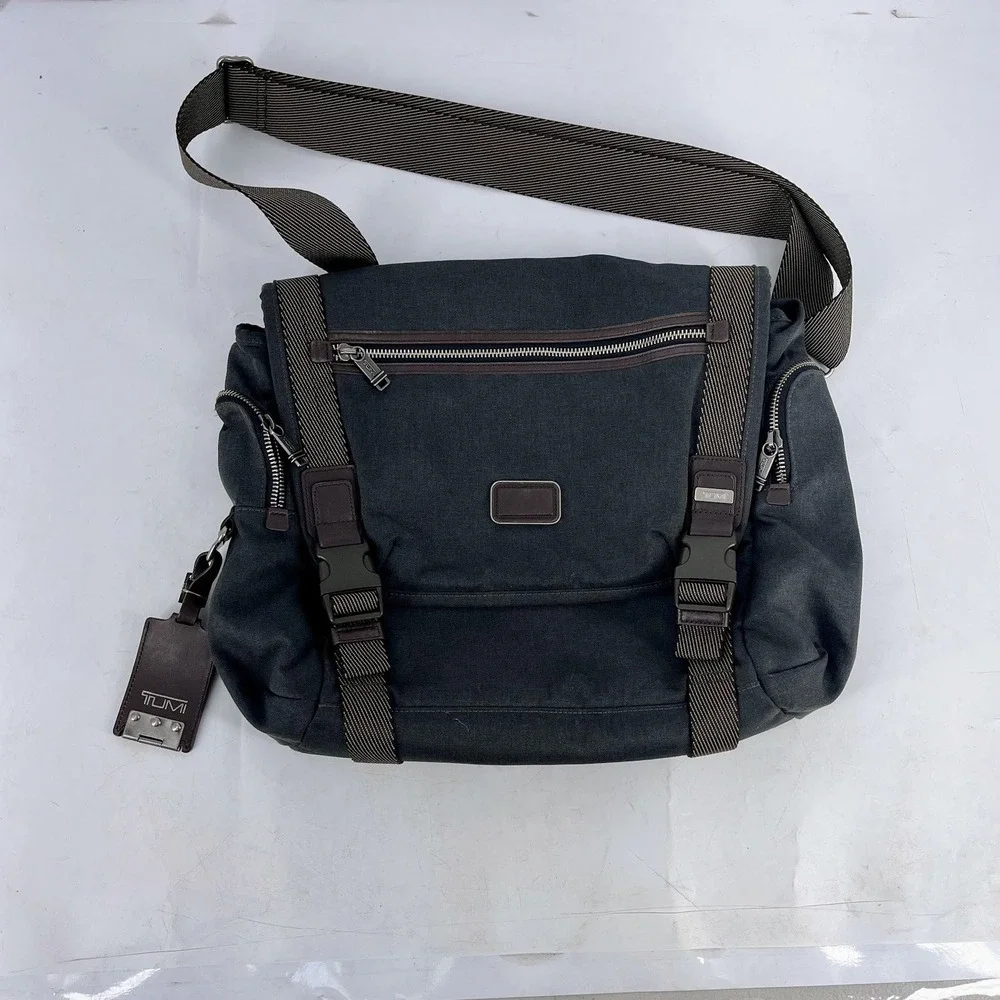 Tumi Alpha Bravo Beale Mini Messenger Bag Anthracite Grey 22370ATH2 Crossbody